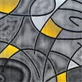 thumbnail image 5 of Flash Furniture Jubilee Rectangular Contemporary Black, Grey, Yellow Area Rug, 5' x 7', 5 of 6