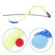thumbnail image 3 of Juguete interactivo para gatos con forma de pelota de peluche, varita de juguete para gatos, divertido juguete de ejercicio para gatos de interior, para el hogar y tiendas de mascotas, color azul, 3 of 7