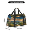 thumbnail image 3 of Disketp Sunflowers At Sunset Bolsa de Viaje Tipo Duffle, Bolso de Mano para Fin de Semana para Mujer, Bolsa de Gimnasio Ligera para Hombre, Esencial para Viajes, 3 of 7