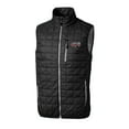 thumbnail image 2 of Men's Cutter & Buck  Black Lansing Lugnuts Rainier PrimaLoft Big & Tall Eco Insulated Full-Zip Puffer Vest, 2 of 3
