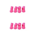 thumbnail image 3 of Zapatos para cachorros Methold 4 unids/set de botas de lluvia impermeables PU antideslizantes, 3 of 5