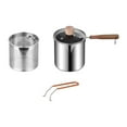 thumbnail image 2 of Freing Pot Freidora profunda Suministros de cocina Práctica Media de leche Multifunción con tapa Home Mini Saute Pan utensilios de cocina Estilo B, 2 of 8