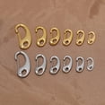 thumbnail image 5 of 5pcs Stainless Steel D Lobster Clasps Spring Hooks Key Chains Bags Snap-fastener Buckles Connectors DIY Jewelry Accessories, 5 of 10