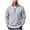 Light Gray GVXM3, variant on KEXE Mens Quarter Zip Pullover Knit Mock Neck Sweatshirt Casual