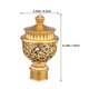 thumbnail image 2 of unbranded 12Ud Finiales Para Barras De Plástico Dorado Estilizado Para Interior, 2 of 6