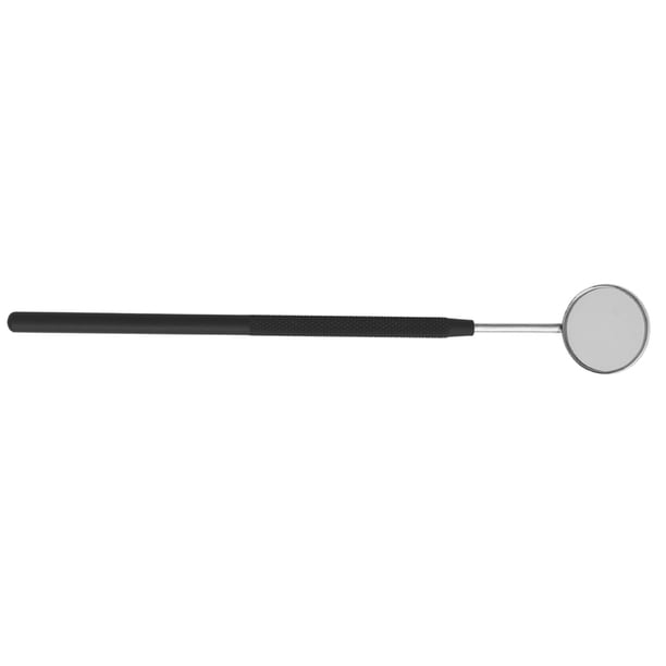 Espejo de inspección de instrumentos de acero inoxidable, accesorios para herramientas de maquillaje, portátil negro