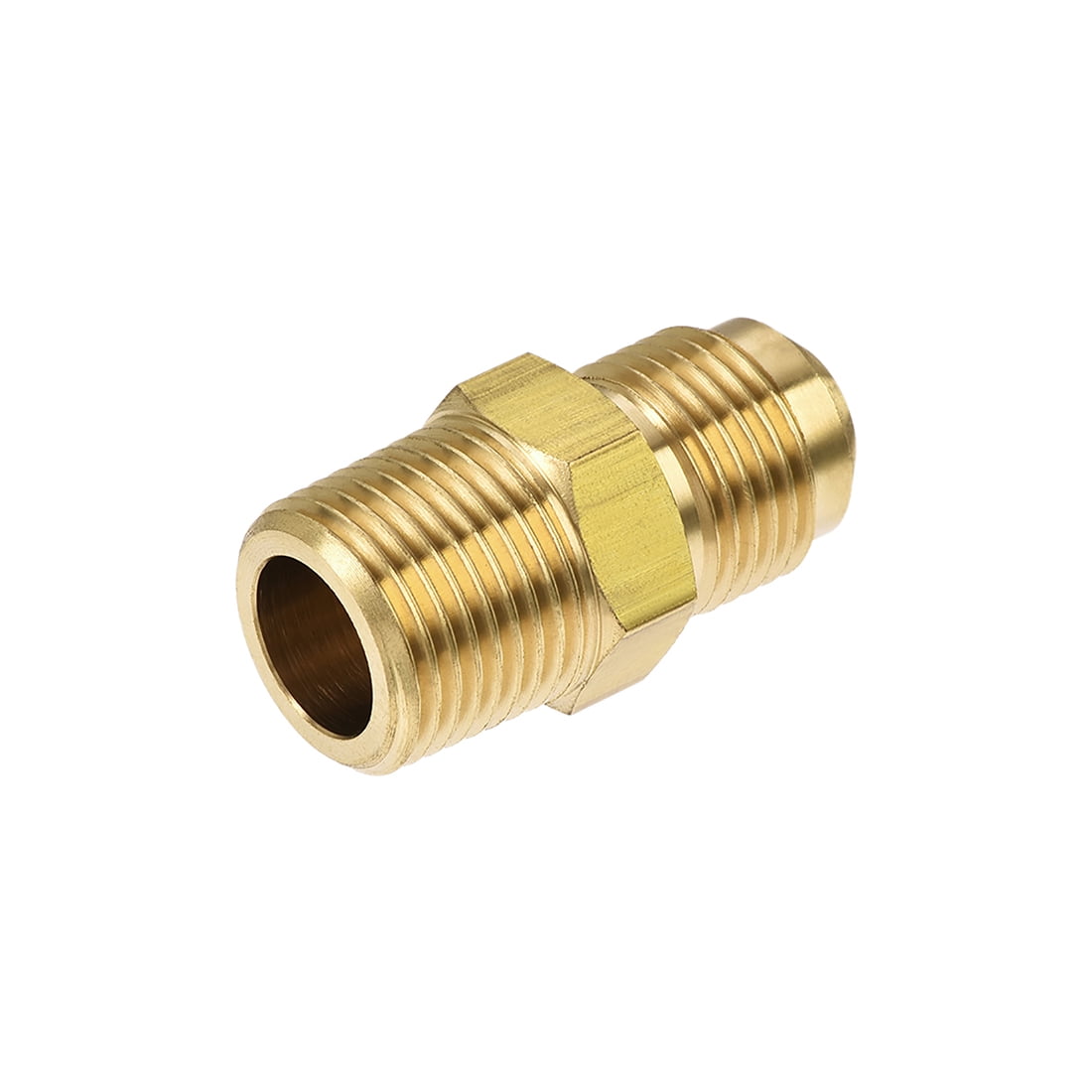 Brass Pipe fitting, 3/8 SAE Flare to 3/8NPT Male Thread, Tubing Adapter