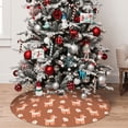 thumbnail image 5 of Sikiie Cute Poodle Dog 30-48 inches {designName} Print Christmas Tree Skirt Snowman Xmas Tree Skirt with Edge Christmas Decorations for Holiday Party36", 5 of 7
