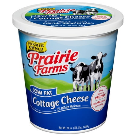 Prairie Farms Low Fat 2 Cottage Cheese 24 Oz Walmart Com