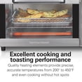 thumbnail image 4 of Hamilton Beach Sure-Crisp Air Fryer Toaster Oven Combo, Fits 9&rdquo; Pizza, 4 Slice Capacity, Powerful Circulation, Auto Shutoff, Stainless Steel (3, 4 of 8