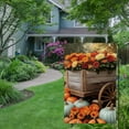 thumbnail image 5 of Heduofu Fall Pumpkins Garden Flag Welcome Fall Farm Decoration Blue Pumpkins for Outside Party Fall Thanksgiving Gift For Farmer Holiday Farmhouse Decoration 28x40in, 5 of 8