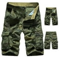 thumbnail image 2 of BKQCNKM Mens Shorts Cargo Pants For Men Outdoors Trouser Work Casual Pants For Men Mens Shorts Beach Color Men'S Pocket Cargo Pant Shorts Men'S Pants Army Green 40, 2 of 2