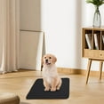thumbnail image 4 of Dog Mat under $5! Yannianjz Reusable Dog Training Pads, Washable Pee Pads for Dogs, Non-Slip Leak-Proof Dog Mat for Food and Water, Dogs Kennel Crate Pad for Floor Protection, 4 of 7