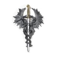 thumbnail image 1 of Placa de pared Dragon Crest Dragon Dagger Alabastrita 9 1/2 pulgadas x 3 pulgadas x 12 pulgadas, 1 of 1