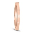 thumbnail image 2 of SZUL Women's 1.5MM Thin Eight Sided Octagon Wedding Band in 14K Rose Gold, 2 of 4