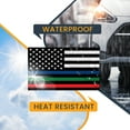 thumbnail image 4 of Magnet Me Up Thin Line Flag Vinyl Automotive Magnet, 3x5 in, Support Police, Military, 4 of 6