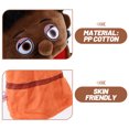 thumbnail image 3 of KAKOWELY Marioneta de mano de miembro de la familia Marioneta de mano de peluche interactiva Adorable marioneta para contar historias, 3 of 5