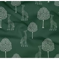thumbnail image 4 of oneOone Organic Cotton Poplin Twill Fabric Tree & Giraffe Block Decor Fabric Printed BTY 42 Inch Wide, 4 of 4