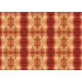 thumbnail image 1 of Ahgly Company Machine Washable Indoor Rectangle Transitional Orange Area Rugs, 7' x 9', 1 of 7