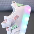 thumbnail image 5 of XXWXYD Children's Board Shoes LED Light Casual Shoes Boys Girls Students Small White Shoes Small Children Shoes for Boys Girls Toddler Child(18-24 Months,Male), 5 of 5