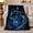 Blue Guitar Notes, variant on Electric Guitar with Blue Audio Wave, Dynamic Graphic Style for Guitar Lovers, Concert Energy Pattern and Birthday Gift, Cozy Flannel Blanket for Music Room and Dorm, Home Decor