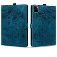 thumbnail image 2 of Case for iPad Pro 13 (M4/M5) 2024/2025 with Stand, Card Slot, Auto Wake/Sleep, Embossed Cat PU Leather Cover, Blue, 2 of 7
