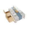 thumbnail image 6 of Tablecloths for Rectangle Tables,Cotton Linen Table Cloth Waterproof Tablecloth Wrinkle Free Farmhouse Dining Table Cover,Soft Fabric Table Cloths with Tassels, 6 of 7