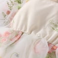 thumbnail image 5 of Infant Baby Girl Photoshoot Clothes Flower Mesh Romper Dress Cake Smash Princess Jumpsuit 1-18M, 5 of 5