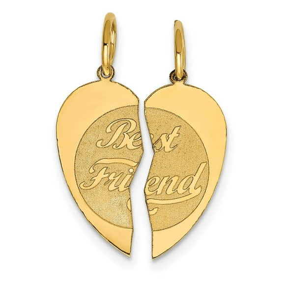 FJC Finejewelers 14k Yellow Gold 2pc Best Friend Charm