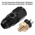 thumbnail image 4 of Unique Bargains 1 Set Auto Engine Temperature Cooling Fan Switch Thread-On AN Fitting Adapter 10AN 160'F On-145'F Off, 4 of 6
