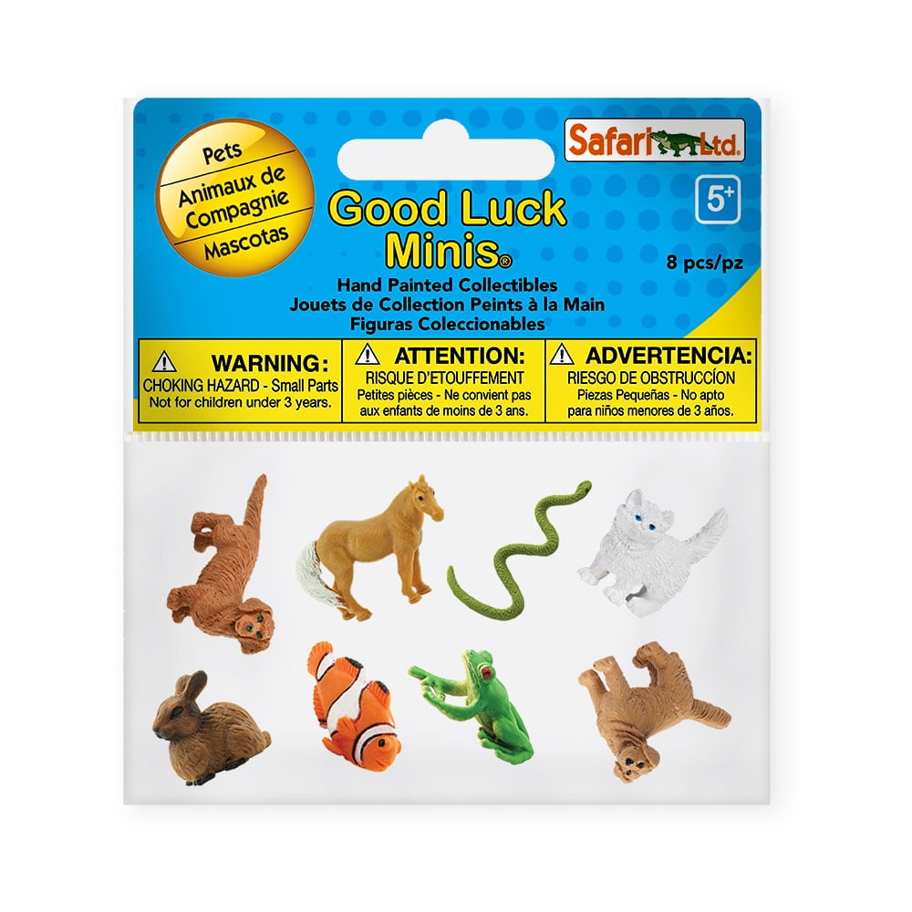 Good Luck Minis Fun Pack Pets Safari Ltd Set Educational Kids Toy ...
