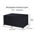 thumbnail image 2 of Housse de Table de Ping-Pong Imperméable 420D Coupe-Vent Protection Extérieure, 2 of 5