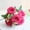 F, variant on Artificial Plants and Flowers, 12.6" Faux Rose Flowers Real Touch Fake Silk Bouquet for Arrangements Dining Table Centerpieces for Kitchen Bridal Wedding Party Decor