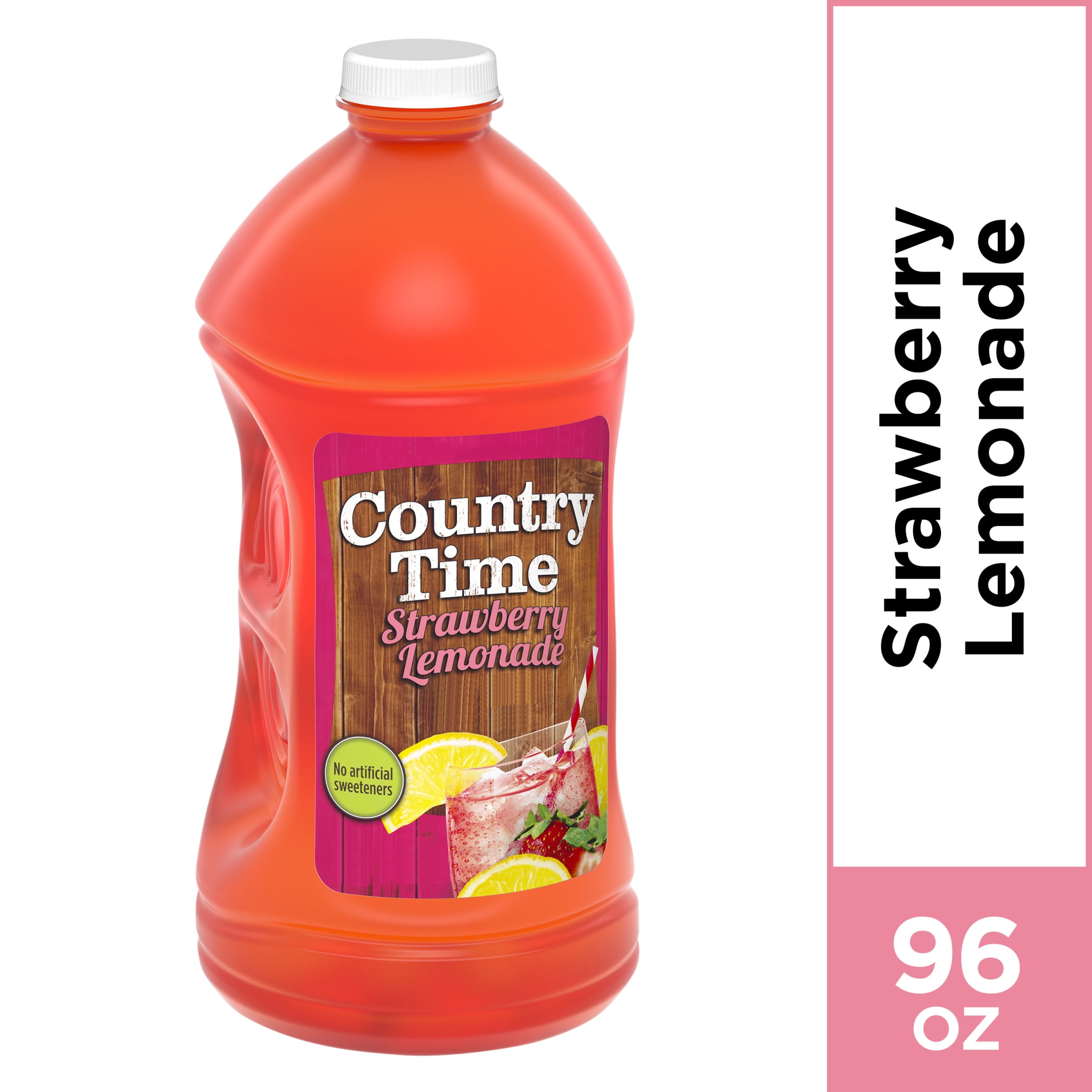 Country Time Strawberry Lemonade Flavored Drink, 96 fl oz Bottle