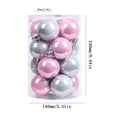 thumbnail image 3 of Christmas Tree Decorations, 16Pcs 2.36in Shiny and Pearl Plastic Christmas Balls Set with Glossy Mirror Finish Ornaments for Holiday Tree Hanging Décor and Party Decorations 2025 Collection, 3 of 7