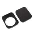 thumbnail image 1 of Camera Lens Hood, Screw in Lens Hood Shade with Cap, Alloy Accurate CNC Fine Processing, Square Metal Lens Hood Shade Protector for Camera, 1 of 7