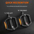 thumbnail image 3 of ROSEXIXI Bike Pedals, 1 Pair 9/16 Inch Thread MTB Flat Pedals, Wide Platform Non-Slip Surface with Reflectors for Mountain Bikes Ebikes Road Cycling Gravel Bicycle Accessories, 3 of 6