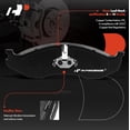thumbnail image 5 of A-Premium 11.02 inch (279.9mm) Front Drilled and Slotted Disc Brake Rotors + Ceramic Pads Kit Compatible with Select Jeep Model - Grand Cherokee 1993-1998, Wrangler, Cherokee, Comanche, Wagoneer, 5 of 7