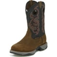 thumbnail image 2 of Tony Lama Men's Junction Waterproof Western Work Boot Steel Toe Brown 9 D(M) US, 2 of 5