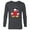 Charcoal Heather, variant on Disney Mickey Mouse Christmas Santa Hat & Scarf Let it Snow - Long Sleeve T-Shirt for Men - Customized-New Red
