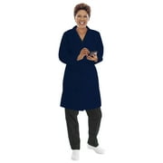 Landau Women's Four Button Scrub Lab Coat