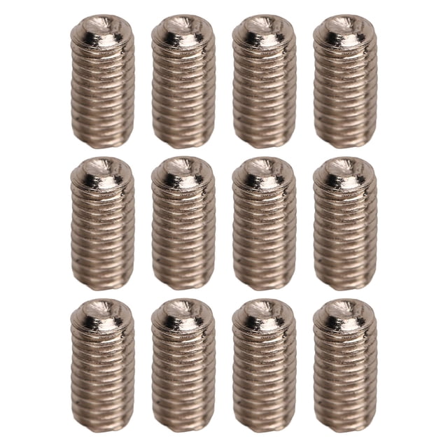 Juego de tornillos para puente de guitarra, 12 piezas, juego de tornillos para puente de guitarra eléctrica, accesorios para guitarra, True Excellence