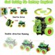 thumbnail image 3 of Paquete de 2 juguetes Monster Truck - Coches de juguete alimentados por fricción Vehículos Push and Go para niños El mejor regalo de fiesta de cumpleaños de Navidad para WD.WDQZL Hogar, 3 of 5