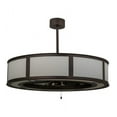 thumbnail image 6 of Meyda Tiffany 177662 Smythe Craftsman 30" 5 Blade Indoor Ceiling Fan - Bronze, 6 of 7