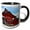 Black/White, variant on 3drose, Fushimi Inari Shrine, Kyoto, Japan, 11oz Two-tone Green Mug