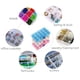 thumbnail image 5 of Caja de plástico para joyas, paquete de 3, organizador de almacenamiento con divisores ajustables, contenedor de compartimentos de plástico para abalorios, bisutería y artículos de artesanía, 5 of 5