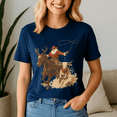 thumbnail image 5 of Cowboy Santa Christmas, Funny Christmas TShirt, Santa Shirt, Vintage Holiday Tee, Merry Xmas Gift, Family Holiday Outfits, 5 of 5