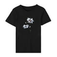 thumbnail image 5 of Otvok Short Sleeve T-Shirt for Women 2024 Summer Fashion Print Pattern Round Neck Top/Shirt, 5 of 6