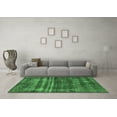 thumbnail image 3 of Ahgly Company Indoor Rectangle Oriental Emerald Green Industrial Area Rugs, 2' x 5', 3 of 4