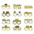 thumbnail image 4 of Conjunto de 12 gafas festivas para celebrar el Año Nuevo, accesorios originales para fotografías, 4 of 7